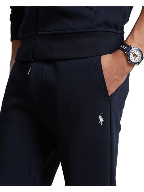 Pantalone da uomo, sottotuta, in felpa di misto cotone, colore blu navy POLO RALPH LAUREN | 710888283002